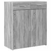 VidaXL Buffet Sonoma Grey 80x42.5x93 Cm Engineered Wood, Cabinet, Sideboard, Storage Cabinet, Cupboard, 3281474