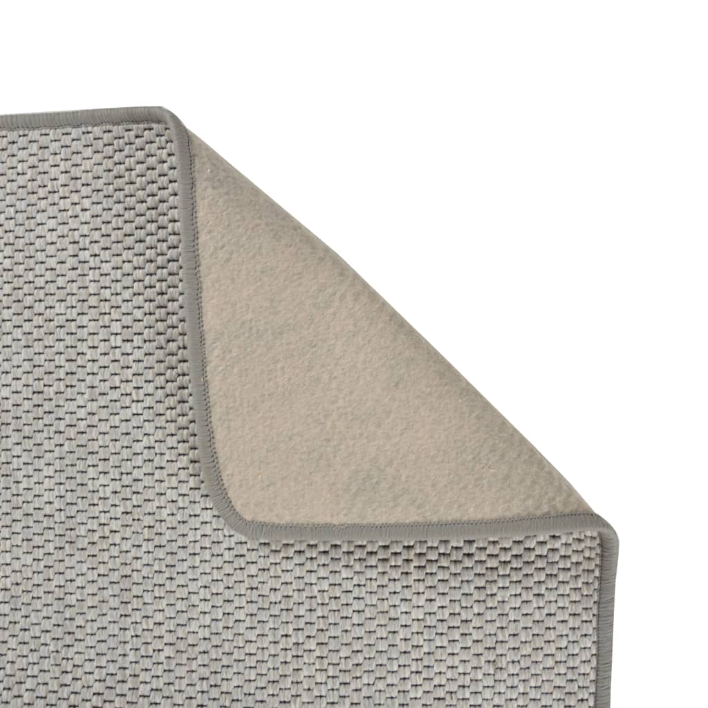 Sisal Look Hall Runner Rug Platina 50 X 300 Cm