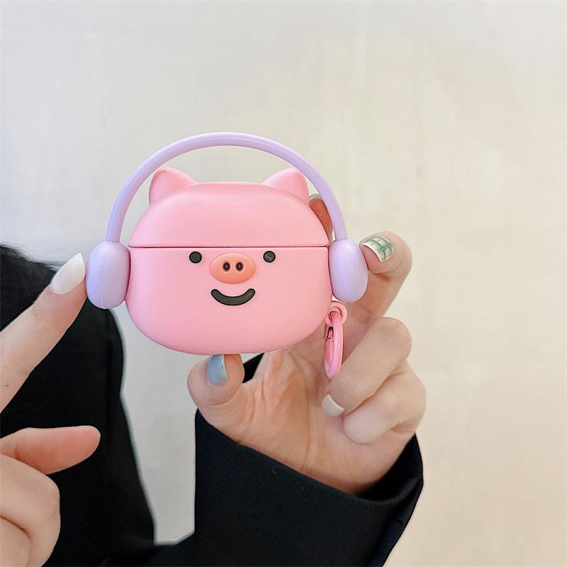 Creative silicone piggy suitable for AirPods protective cover 1 Japan and South Korea Apple wireless Bluetooth 1st generation Pro1 earphone cover