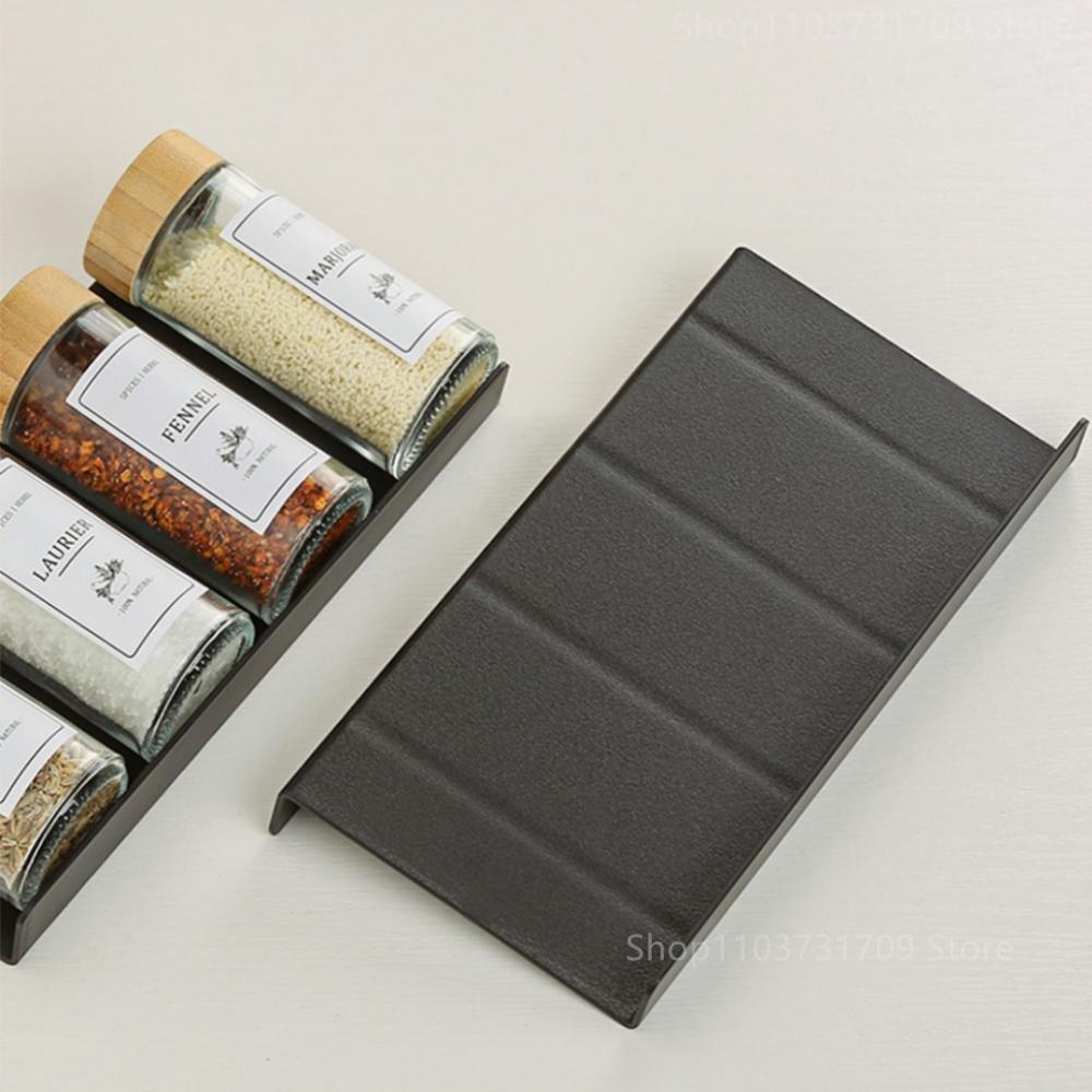 4 Layers Kitchen Spice Drawer Organizer Adjustable Spice Rack for Spice Jars Seasoning Bottles Cabinet Pantry Kitchen Organizer