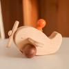 Wooden Aircraft Beech Figures Detachable Aircraft Montessori Toys  Kid Toy