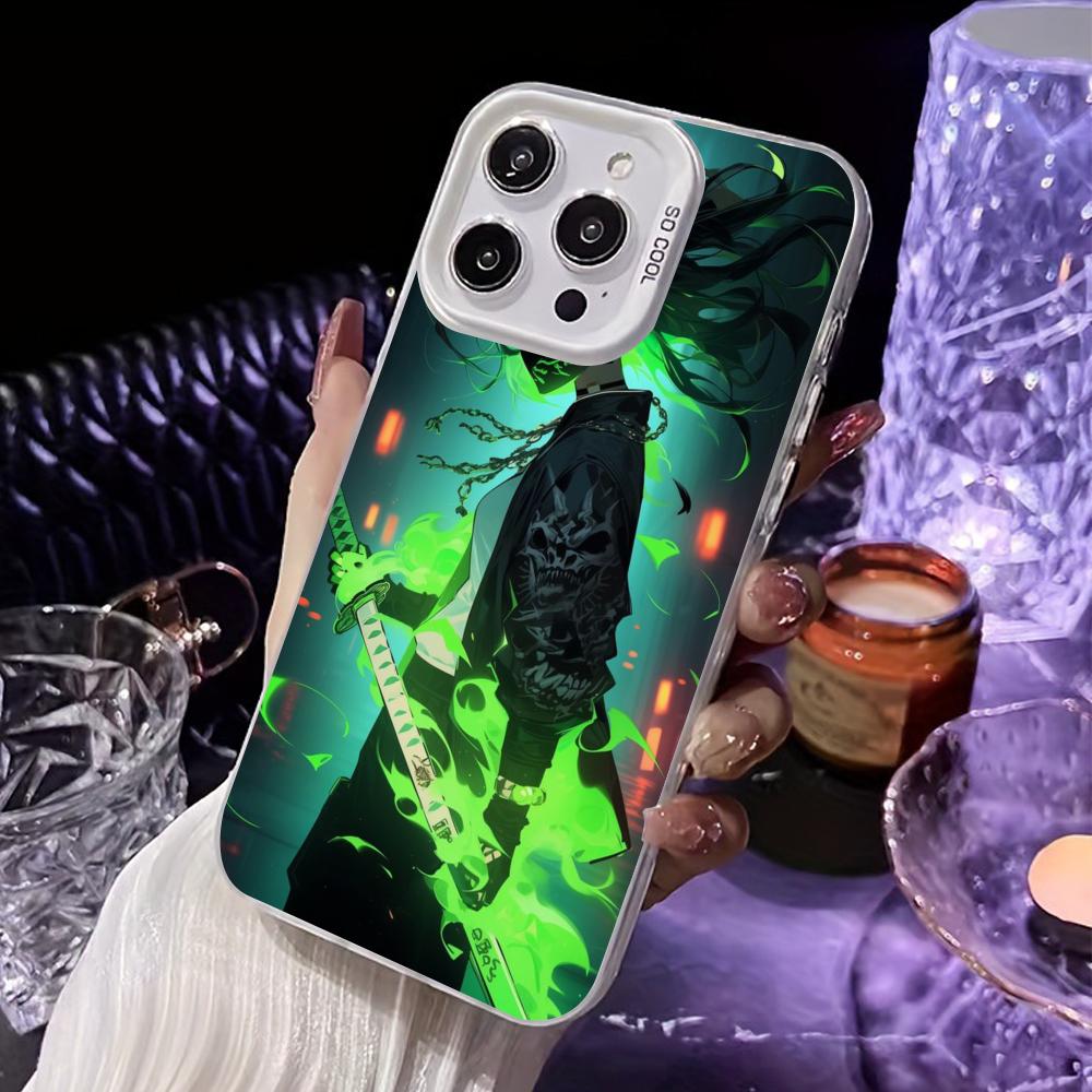 

Anime Girl Mobile Phone Case for iPhone 17 16 15 14 13 12 11 X XR XS 8 7 Air Pro Max Plus White Translucent Colorful Cover iPhone 16