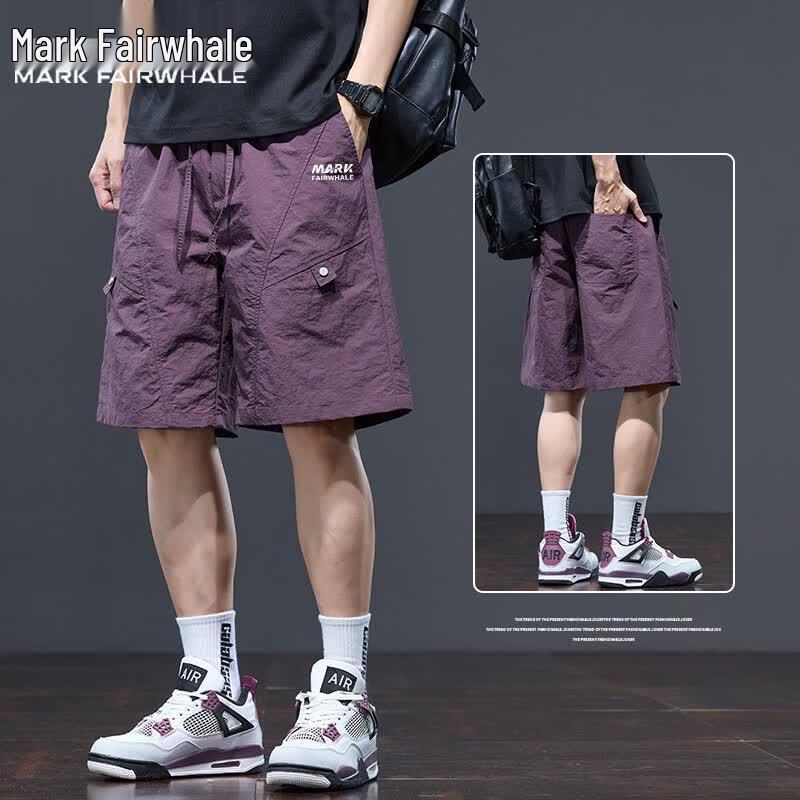 MARK FAIRWHALE Men s Ice Silk Quick-Dry Outdoor Shorts 3XL