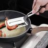 1pc Edelstahl Steak Clip Pfannkuchen Grill Braten Fisch Spatel Clip Zange Brot Clip Kitchen Essentials Kit Cozinha Home Gadgets