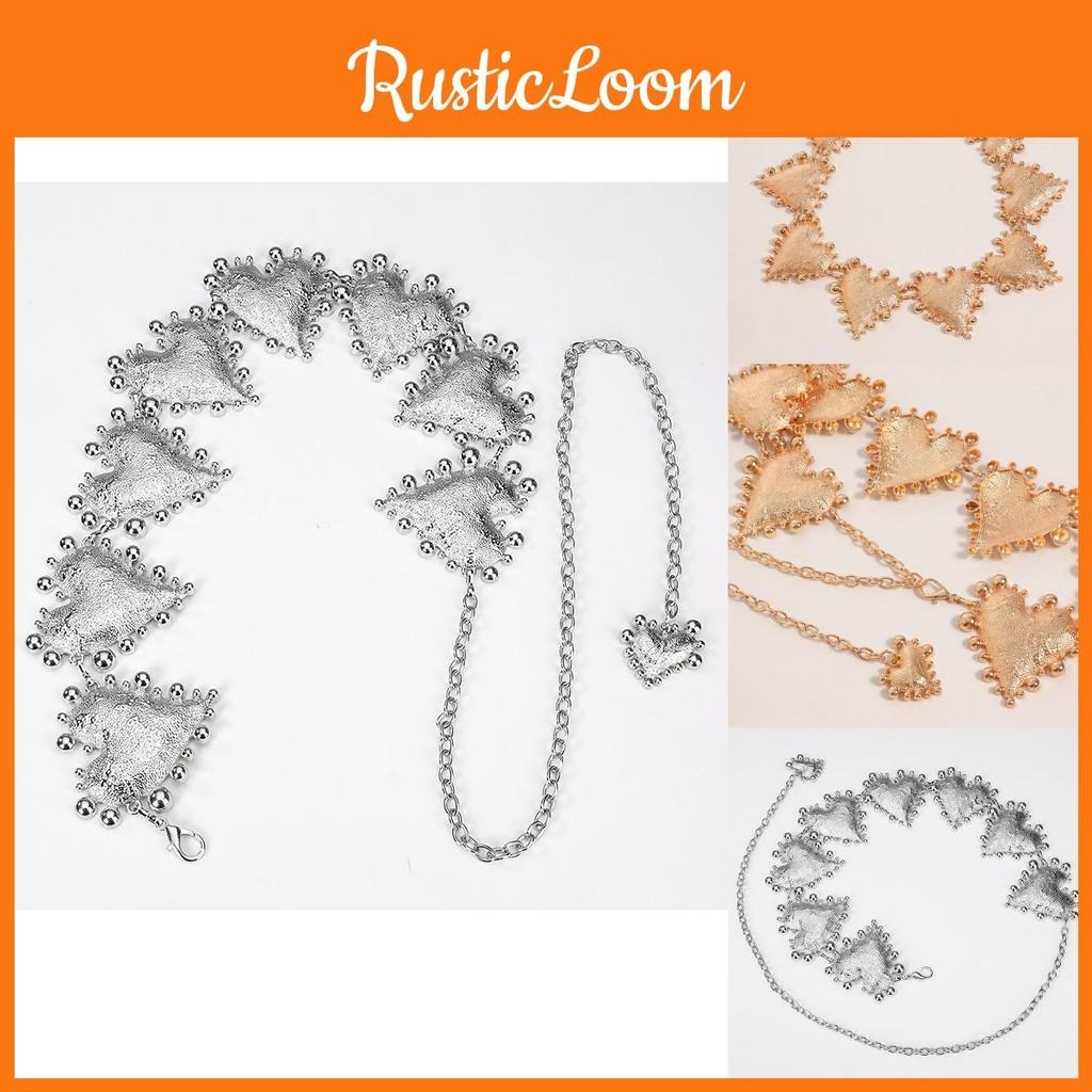 Silver Gold And Metal Waist Chain For Women Decorative Jewelry With Sculpted Details For Seasons All