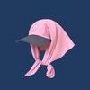 Korean Strap Headscarf Cap Pastoral Triangular Cap Women Summer Sun Protection Plaid Hip Hop Sun Visor