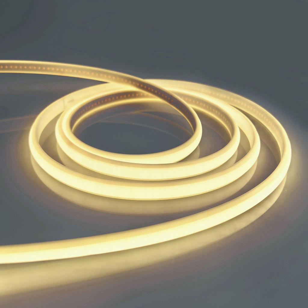 220V COB LED Self-Adhesive Waterproof Light Strip for Indoor/Outdoor Use
