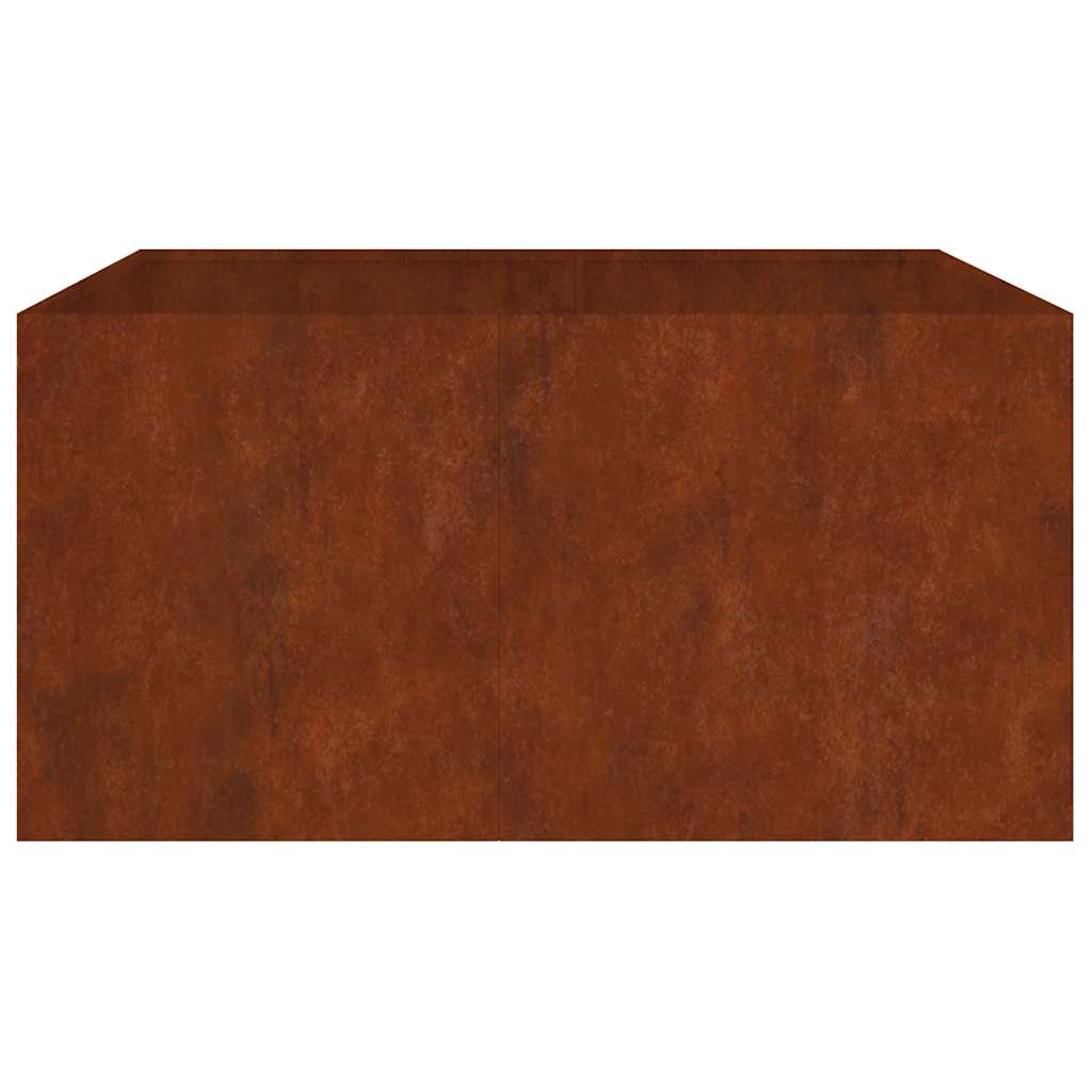Plant Pot 80 X 80 X 40 Cm Corten Steel