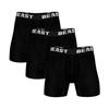 BEAST Mens Plain Bamboo Boxer Shorts (Pack of 3)