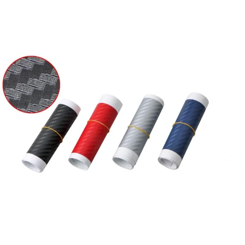 4D Carbon Fiber Car Rear Boot Bumper Trunk Anti-Scratch Protector Corner Trim Strip Cover Guard Sticker Sill Plate Accessories