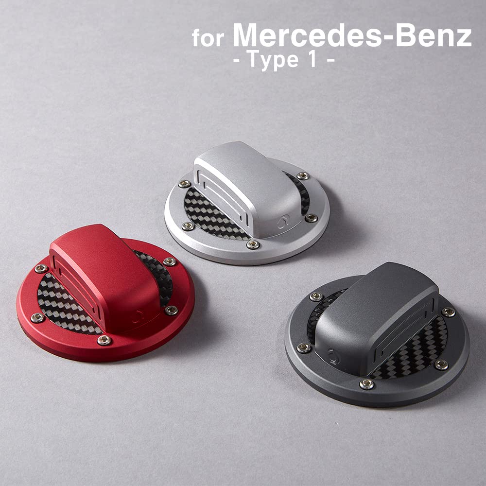 Deff Dief Benz01 Aluminum Chunks Refueling Cap Cover Red