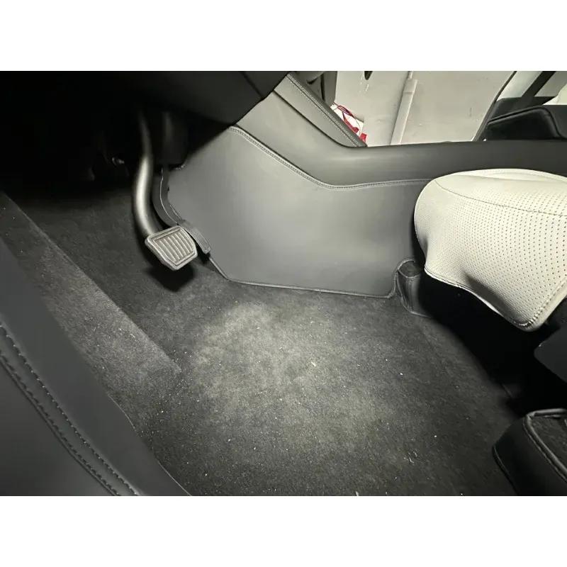 For Tesla Model Y Juniper 2025 Central Control Anti Kick Pads Leather Side Defense Anti-dirty Pad Protective Cover Accessories