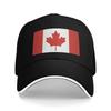 Frühlings-Freizeit-Baseballkappe Flagge von Kanada Tennis Skate Trucker-Mütze Für Damen Herren Sonnenschutz Trendige Baseballkappen