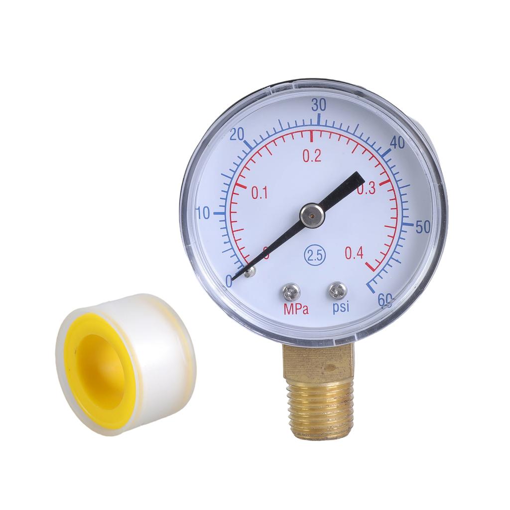 ECX270861 Clear Reading Pressure Gauge Suitable for Accurate Monitoring of Pool Filter Systems Professional And Home Use