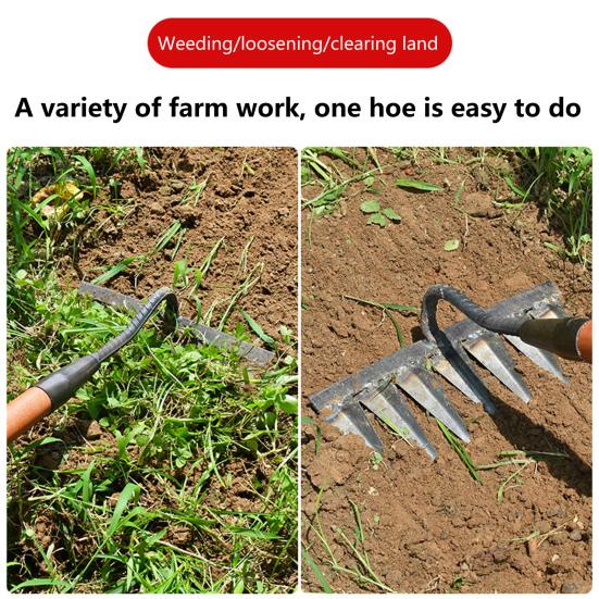 

Нескользящая ферма Грабли Земля Рыхлая почва Артефакт Несколько зубов Легкий