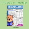 Fun Math Learning Workbook Interactive Addition Subtraction Games Crossword Puzzles Colorful Sheets Home School Practice
