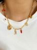 Collana con Ciondolo a Forma di Fragola con Fiocco in Acciaio Inossidabile per Donna Charms Delicati Gioiello