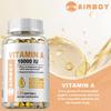 Le capsule molli di Vitamina A supportano la funzione del sistema immunitario, la salute della pelle e la salute della vista e degli occhi.. 120 capsule per confezione.