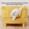 Heightened Pet Cat Litter Mat Plastic Cat Litter Trapping Mat  Indoor