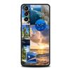 Marshall Islands Flag Soft Phone Case For Samsung Galaxy S25 Edge S24 Plus S23 FE S22 S21 S20 Ultra 5G S10 Black Protect Cover