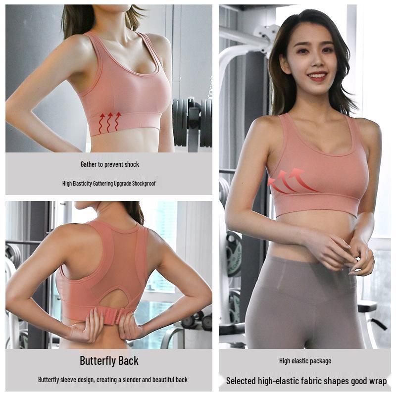 Women's High-Impact Sports Bra: Shockproof for Running, Yoga, Pilates, and Fitness