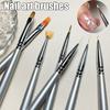 Nail Art Pen Brush Uv Gel Diy Painting Liner Pen Manicure Wooden Drawing Brushes Nails Design Tip Display Painting Tools