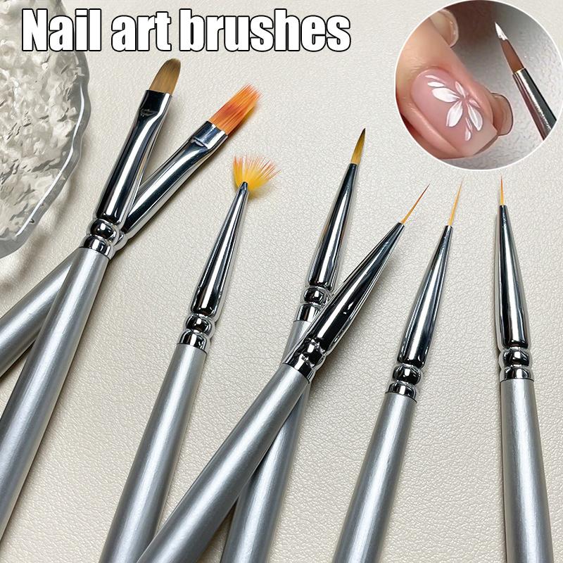 Pinceau Stylo Nail Art Gel UV DIY Peinture Liner Manucure Pinceaux à Dessin en Bois Design Ongles Pointe Affichage Outils de Peinture