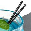 500Pcs Disposable Straws Black 13cm Plastic Coffee Cocktail Stirrers Straws Drink Tube Bar Party Accessories