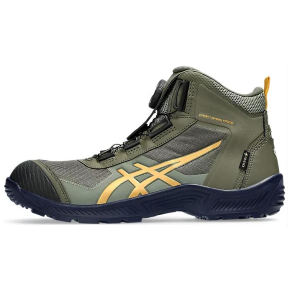 

New Asics Winjob Gore Tex Boa Mantle Green Yellow 1273A084-300 44.5