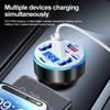 Car Charger 66W 8 Ports Fast Charging PD QC3.0 4 USB 4 C Car Phone Charger Adapter With Voltage For iPhone Samsung Huawei Xiaomi