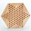 Wooden Hexagon Checkers Toy For Kids With Family Fun And Educational Play