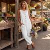 Tuta in Denim Casual Retro da Donna con Tasche Multiple