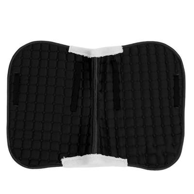 Horse Saddle Pad Sweat Absorbent Non Slip Comfortable Stylish 3D Tailoring Riding Seat Saddle Pad Black