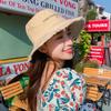 Ladies Sun Hat Canvas Bucket Cap  New Summer Sunscreen Panama Hats Soft Foldable Sunbonnet Outdoor Beach Cap Fisherman Caps