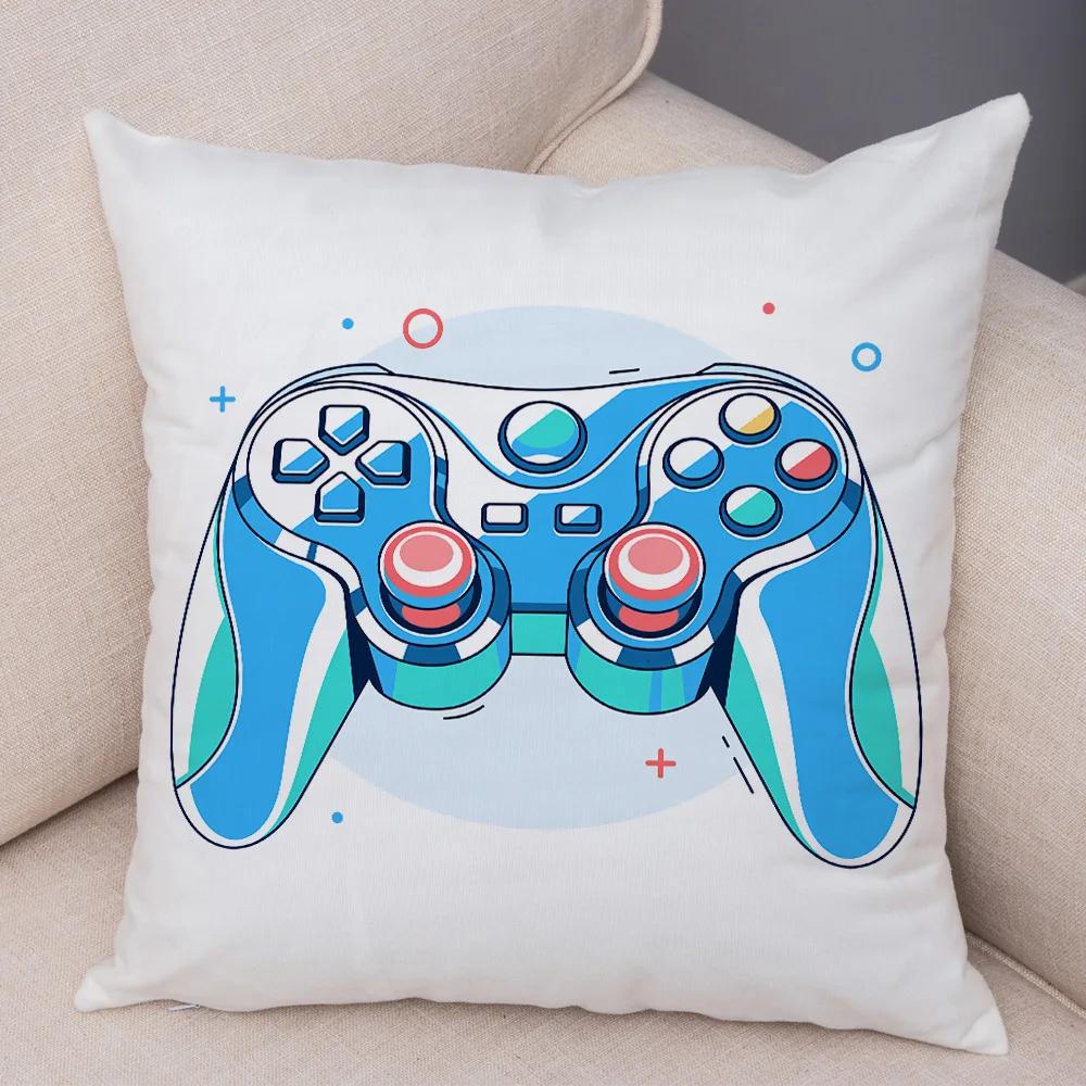 Game Room Decoration  Player Dazzle Handle Series Pillowcase Home  Boy's  Bedroom  Cushion Cover