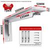 Staffa di Supporto Triangolare Robusta da Parete per Scrivania, Mobile TV e Scaffalature.