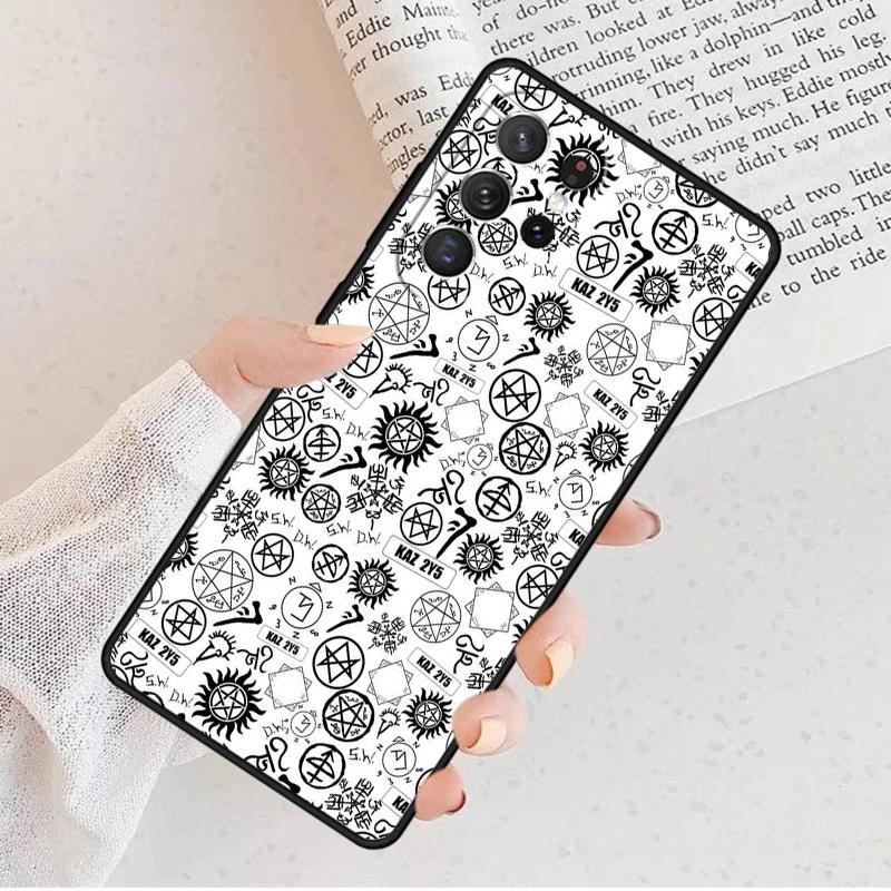 Supernatural TV Pattern Phone Case For Samsung Galaxy S25 S23 S30 S8 S21 S20 FE S24 S22 Note 10 20 S8 Plus lite Ultra