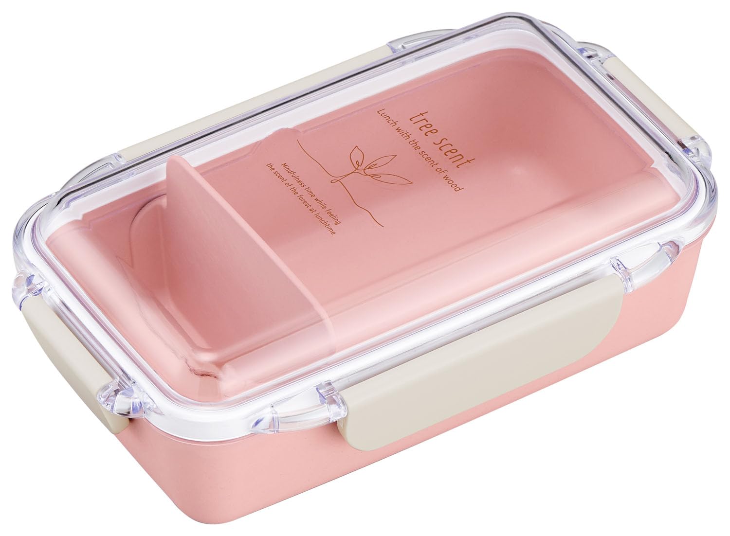 

OSK Hinoki No Pla Lunch Box with Light Pink Dividers, PCD-500, [PCD-500]