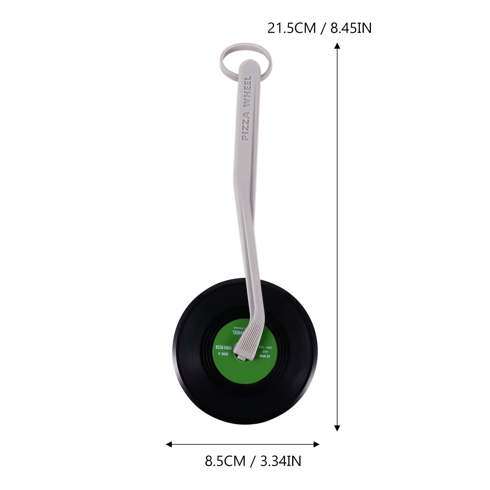 

1pc Cutter Vinyl Record Design Serrated Blade Kitchen Accessories For Home Bakery Pizza Slicer Kitchen Gadget Pizza Wheel зелёный