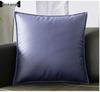 Luxury Retro Faux Leather Pillow Cover with Lychee Pattern - Soft Headboard, Office Cushion, Sofa Throw.