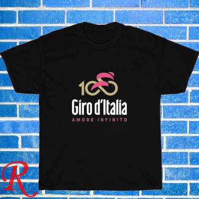 New!  Giro D Italia Logo Black  Grey  Navy  White Size S-5XL Unisex T-Shirt