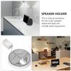 Premium Tabletop Speaker Stand Plastic Desktop Holder with Cable Organizer Space Compatible 10 Exquisite Workmanship