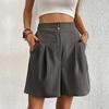 New Women'S Sports And Fitness Loose Fit High Waist Wide Leg Summer Comfortable And Fashionable Casual Shorts