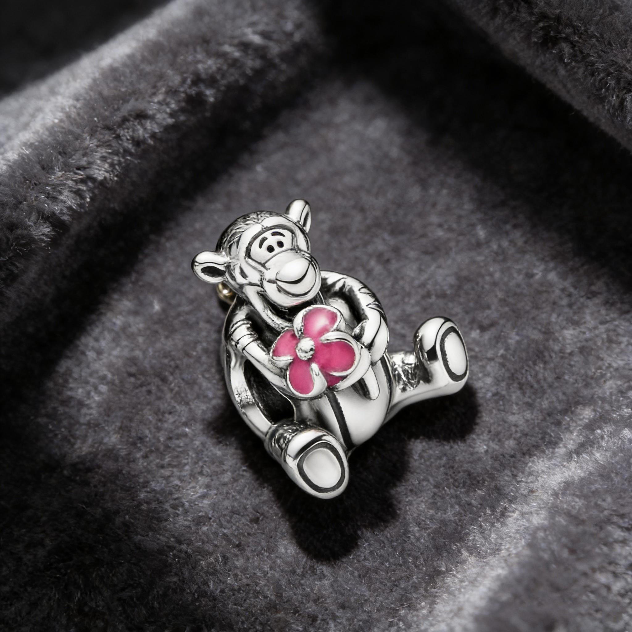 

New Sparkling Stitch Buzz Lightyear Dangle Winnie the Pooh Eeyore Charm Bead Fit Bracelets DIY Jewelry Gift
