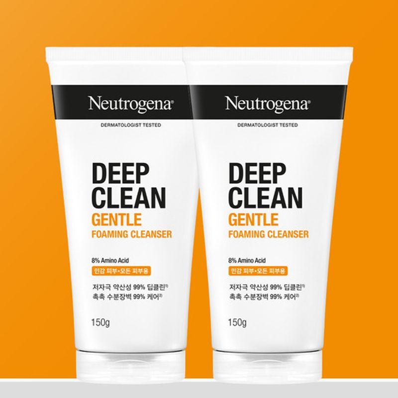 Neutrogena Deep Clean Gentle Foaming Cleanser 150gx2
