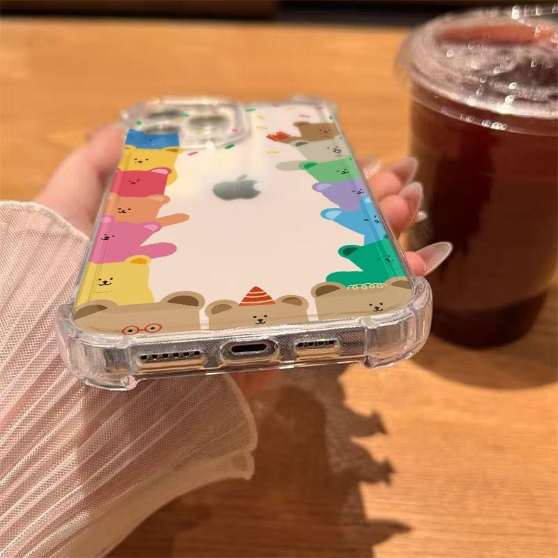 Transparent Creative Patterns Phone Case For Samsung Galaxy S25 FE S24 S23 S22 Ultra S21 Plus A26 A25 A24 A17 A36 A56 A16 Cover