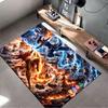 "Elemental Battle Print Carpet" suitable as a non-slip mat for the living room or bedroom sofa