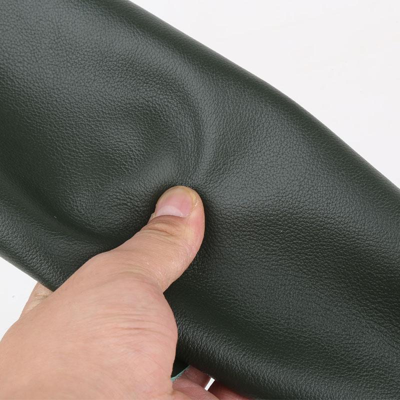 Dark green 1.2mm thick embossed leather material, first layer cowhide, genuine leather, art soft leather sofa seat headboard lea