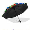 Game Rainbow Friends Print Automatic Open Close Umbrella, Portable Foldable Umbrella, for Outdoor Commute Camping Trip, Ideal Birthday Gift