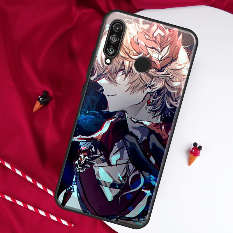 Genshin Impact Tartaglia For Huawei Nova Y61 Y70 Y90 Y60 Y72 Y91 12s 12i 11i 7i 8i 9 10 SE P60 Pro P30 P40 Lite Case